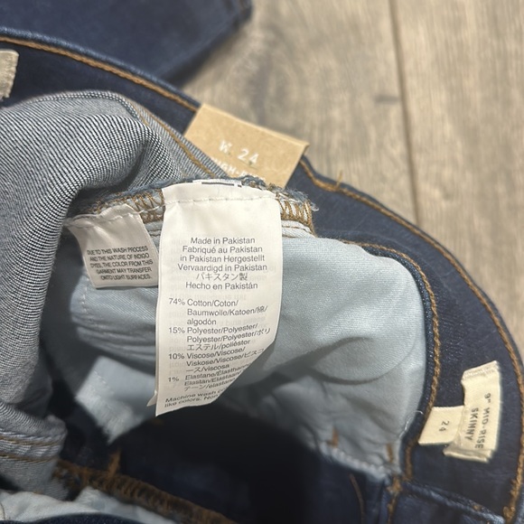 NEW • Madewell • Women’s 9" Mid-Rise Skinny Jeans in Patty Wash Dark Blue 24 25 - Picture 5 of 5